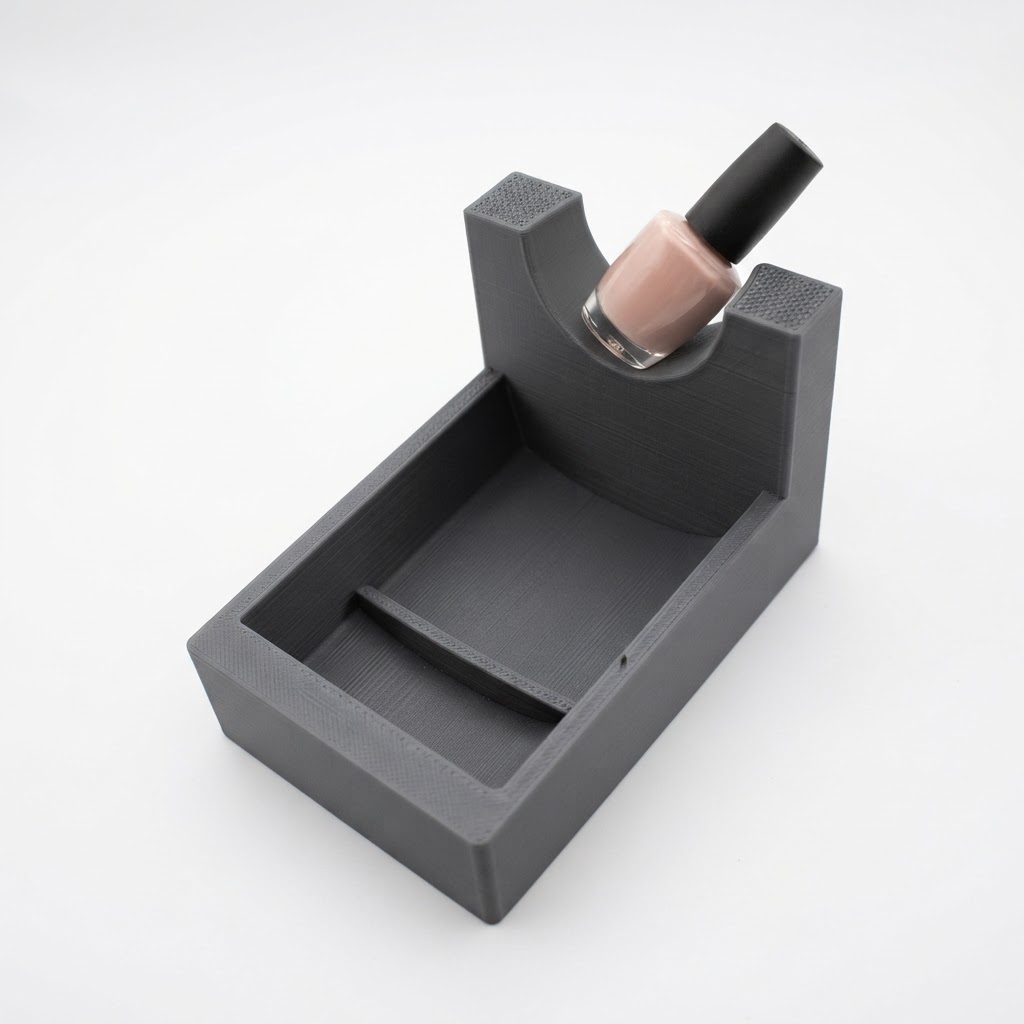 Nail Polish Holder Stand free 3D printable STL