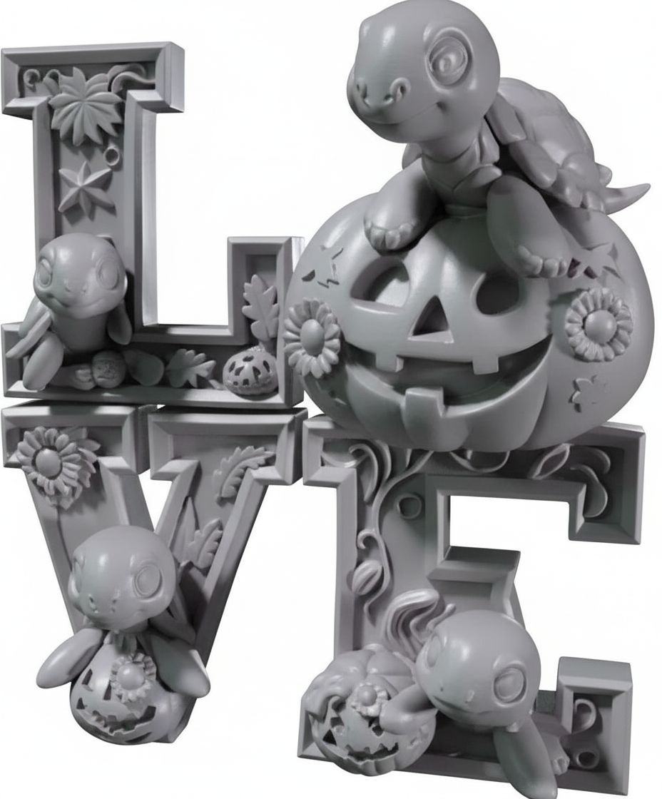 Pokemon Love Sculpture free 3D printable STL