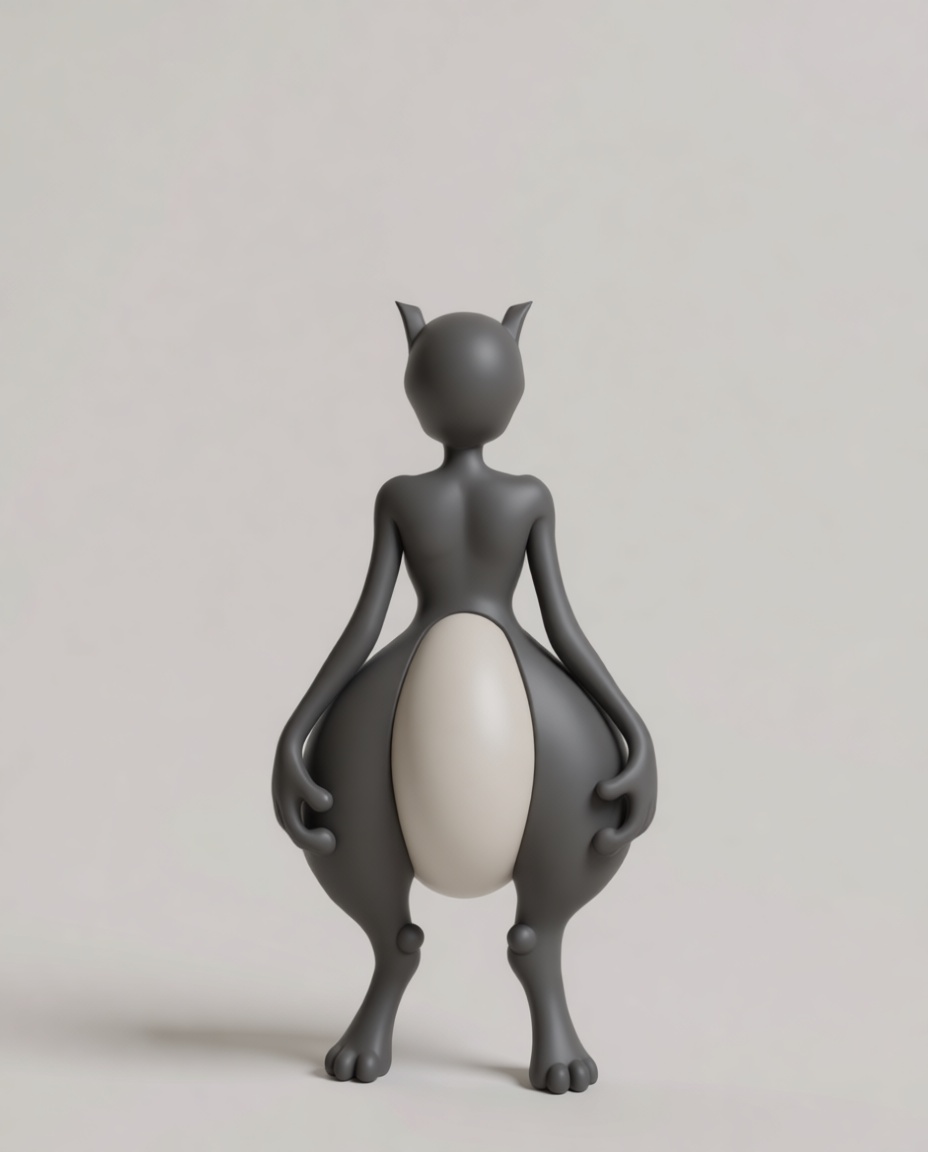Mewtwo Figurine free 3D printable STL