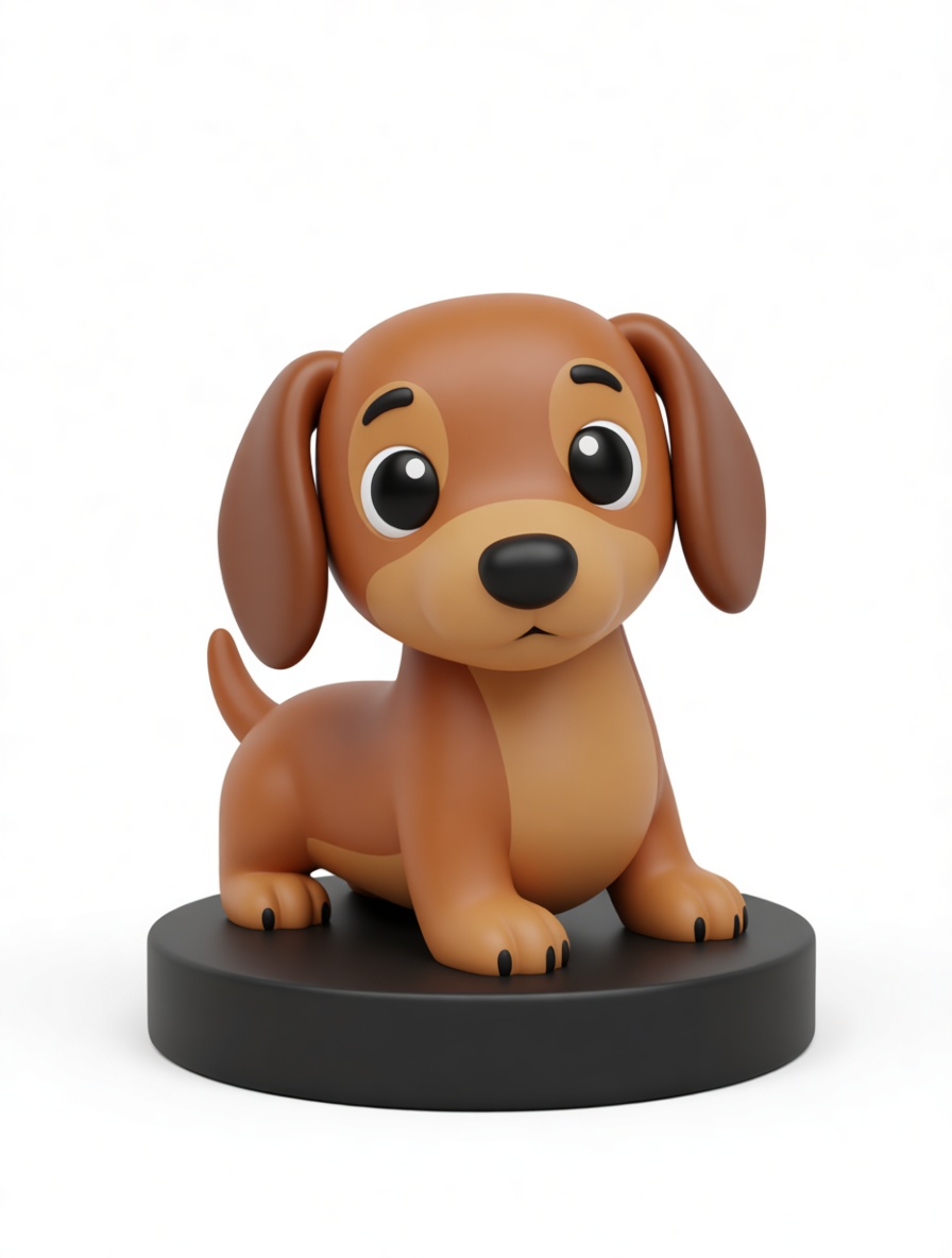 Dachshund Dog Figurine free 3D printable STL