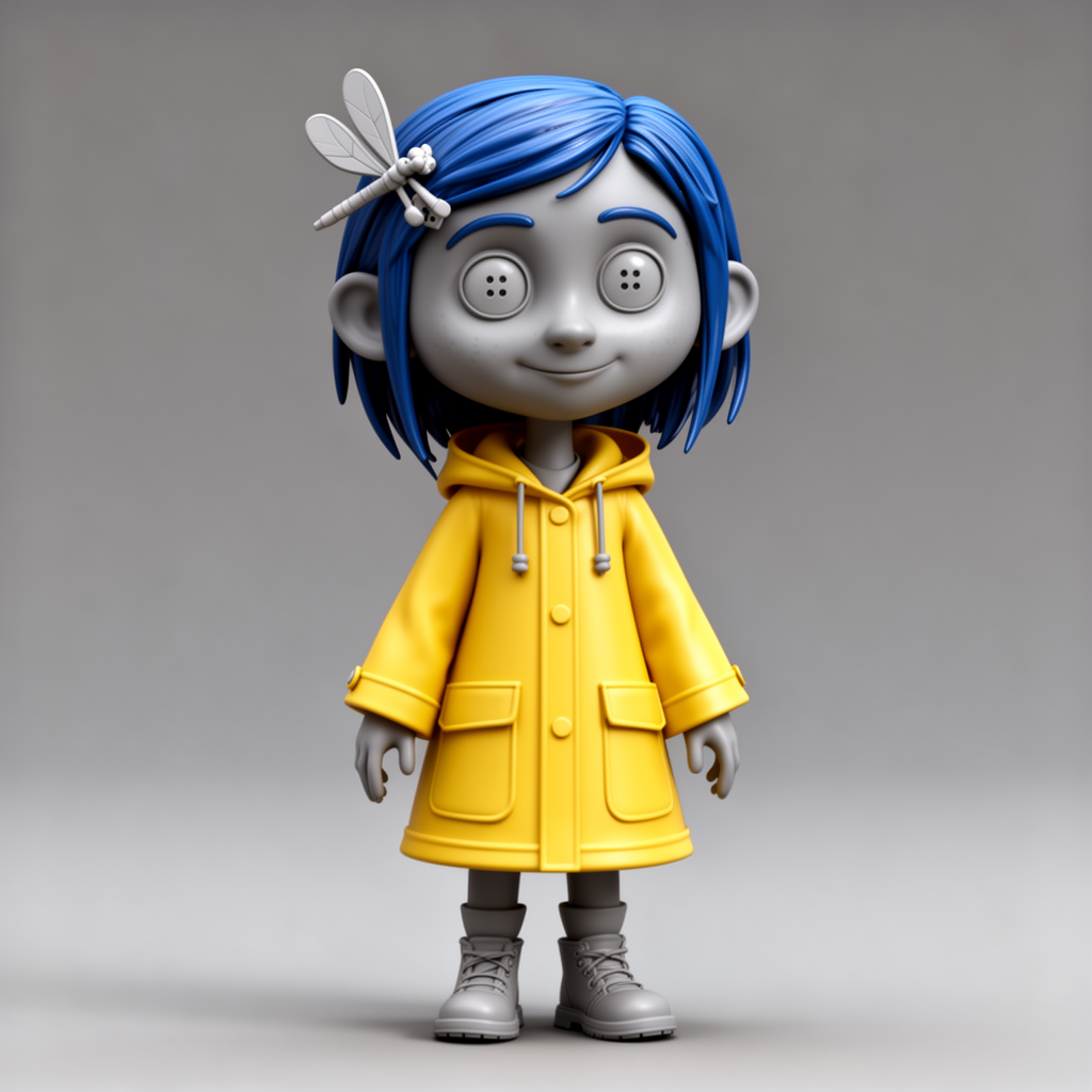 Coraline Jones Figurine free 3D printable STL