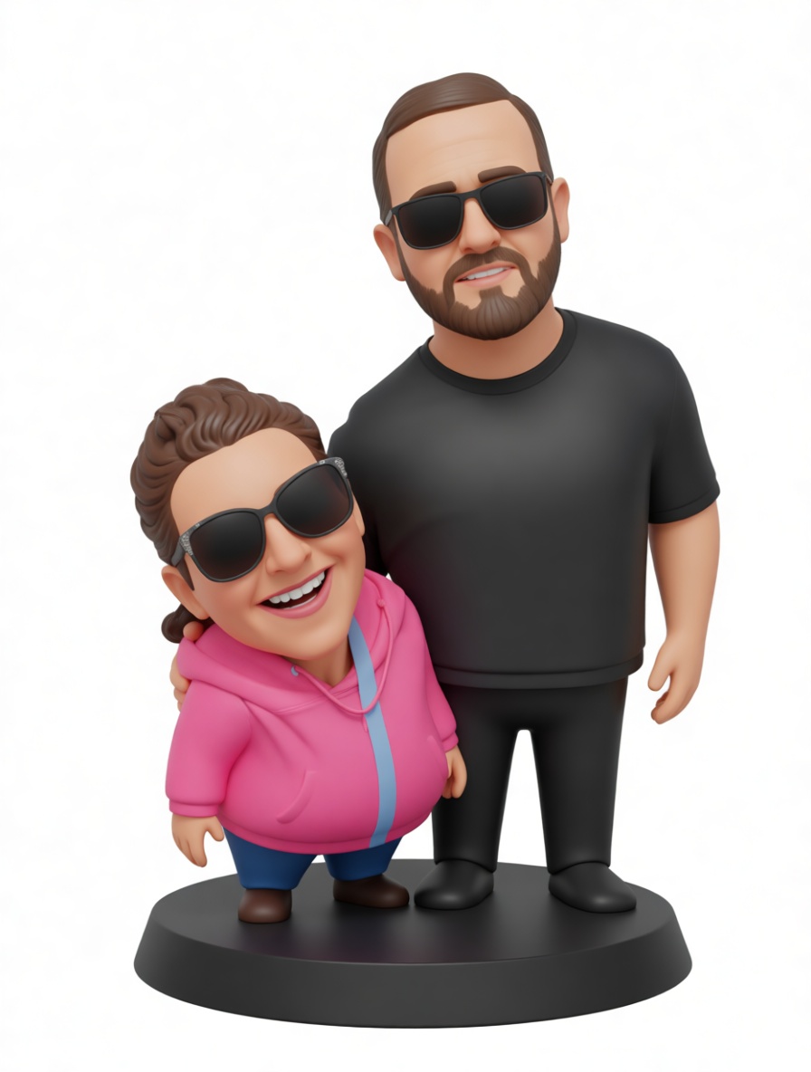 Custom Couple Figurine free 3D printable STL