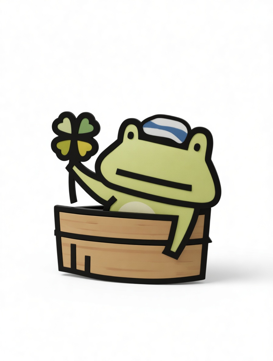 Cartoon Frog Figurine free 3D printable STL