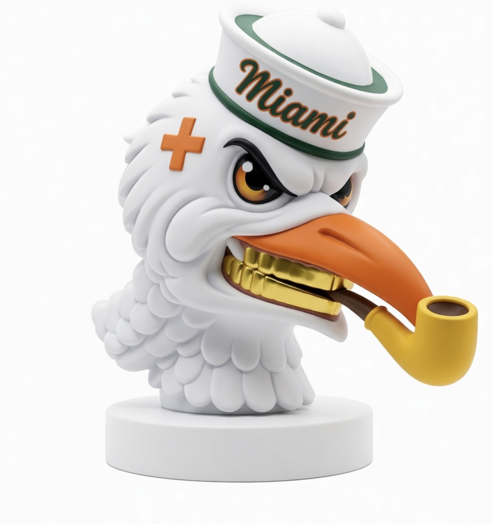 Miami Marlins Mascot Bust free 3D printable STL
