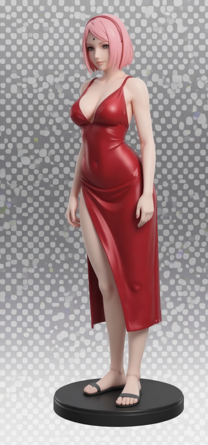 Sakura Haruno Figurine free 3D printable STL