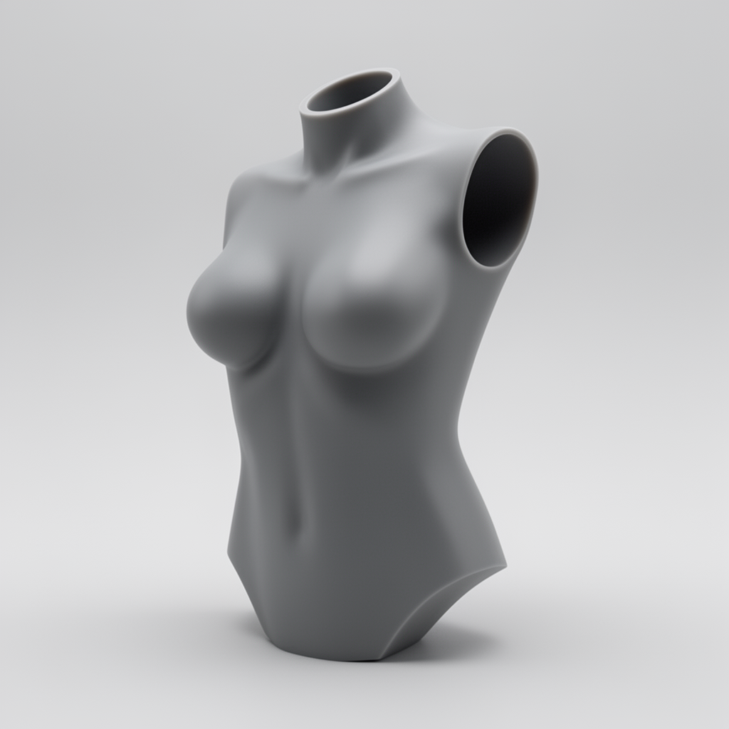 Hollow Female Body Figurine free 3D printable STL