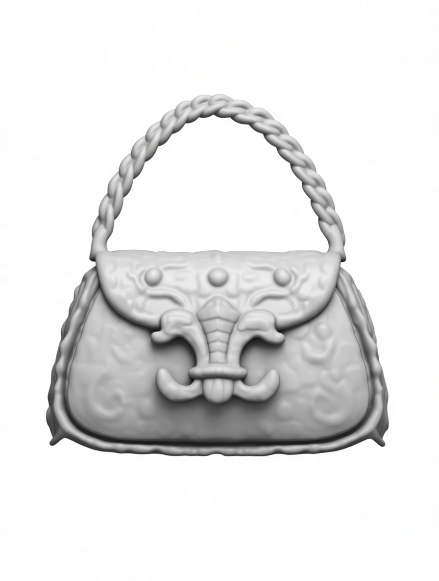 Ornate Handbag Model free 3D printable STL