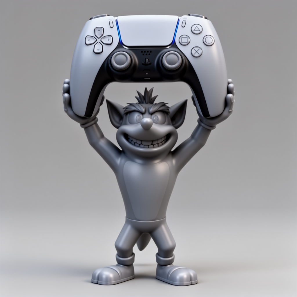 Crash Bandicoot Figurine free 3D printable STL