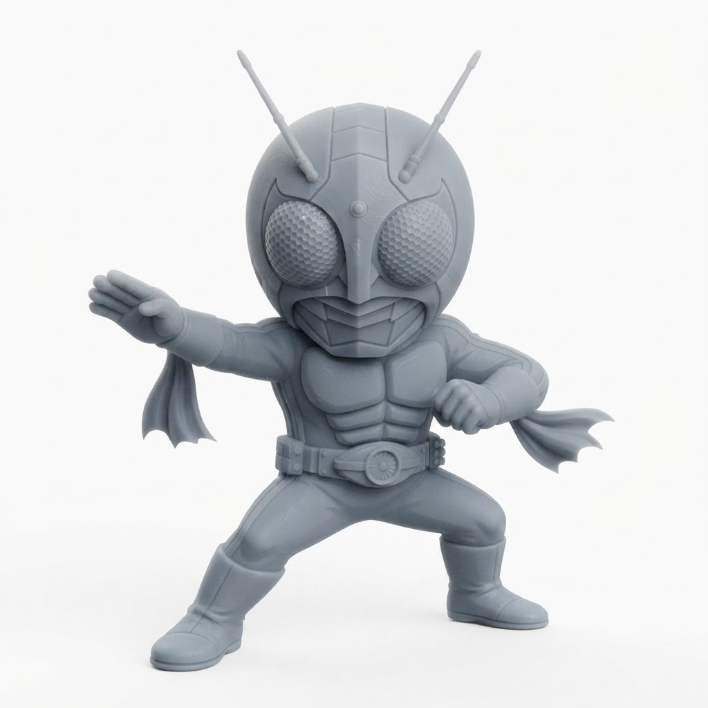 Kamen Rider Miniature free 3D printable STL