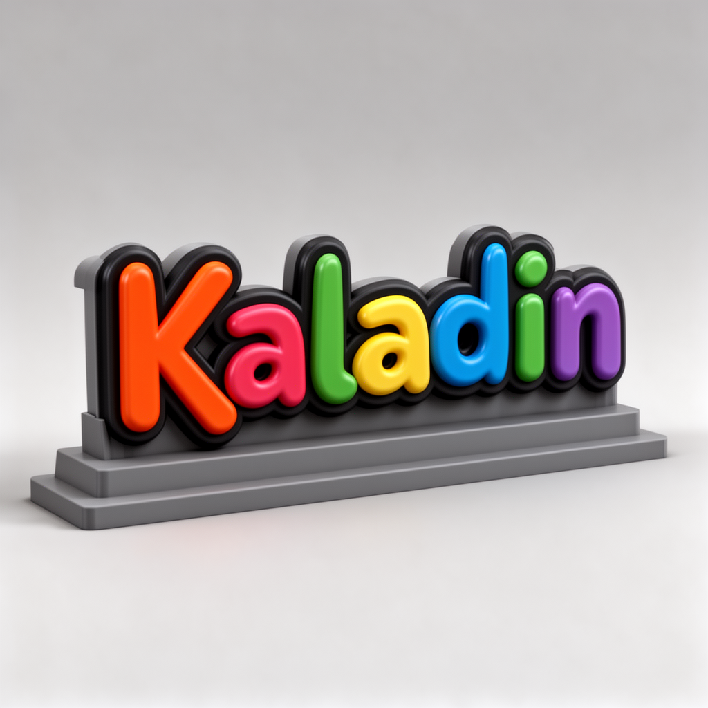 Kaladin Name Sign free 3D printable STL