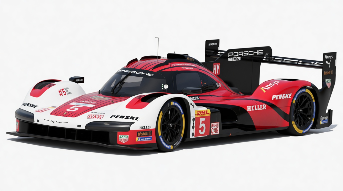 Porsche 963 Race Car free 3D printable STL