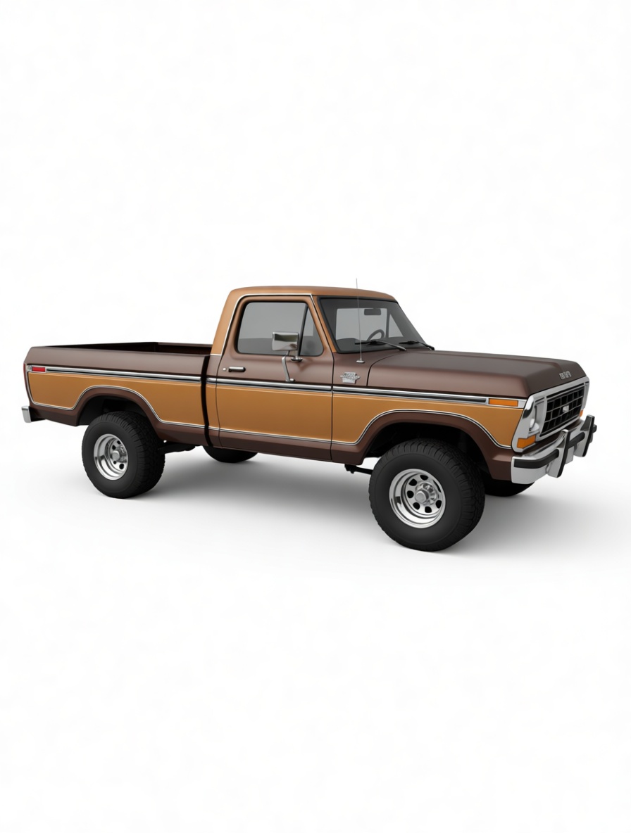 Ford F-150 Ranger Pickup free 3D printable STL