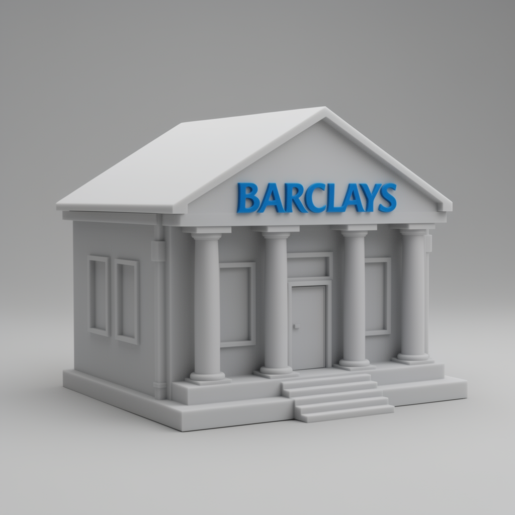 Barclays Bank Building Model free 3D printable STL