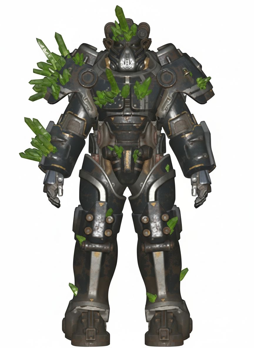 Rusty Crystal Armor free 3D printable STL