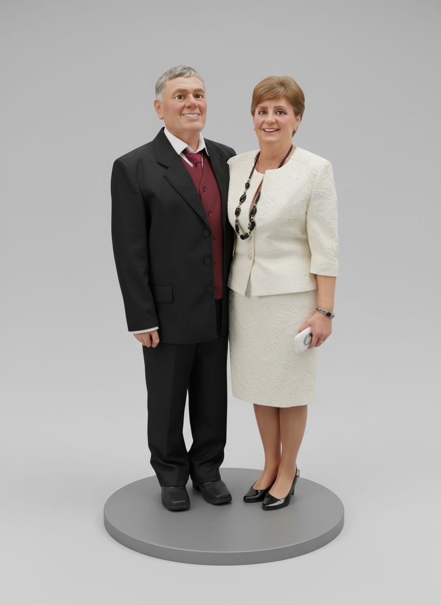 Couple Wedding Figurine free 3D printable STL