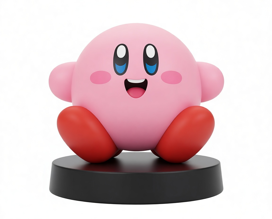 Kirby Figurine free 3D printable STL