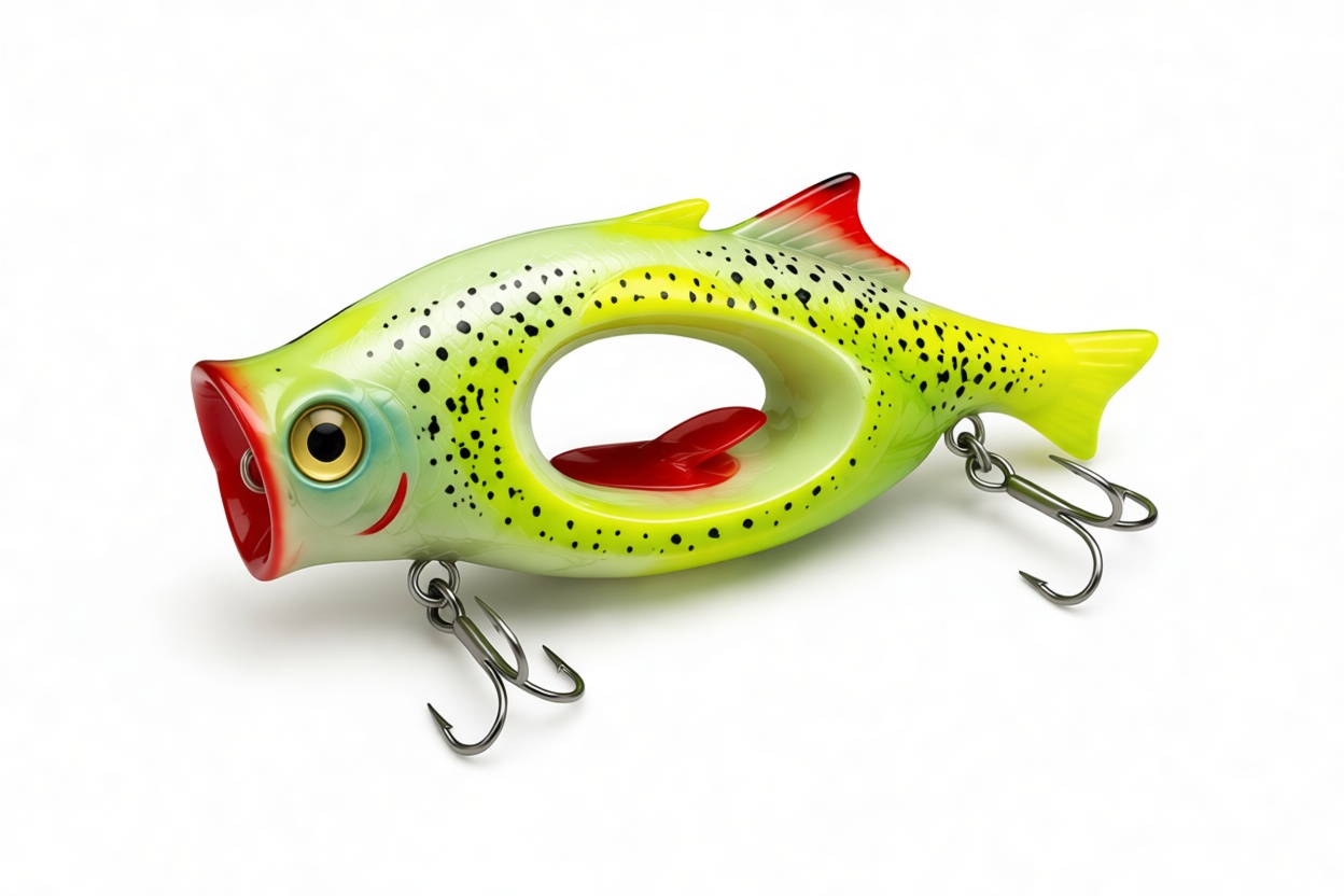 Popper Fishing Lure free 3D printable STL