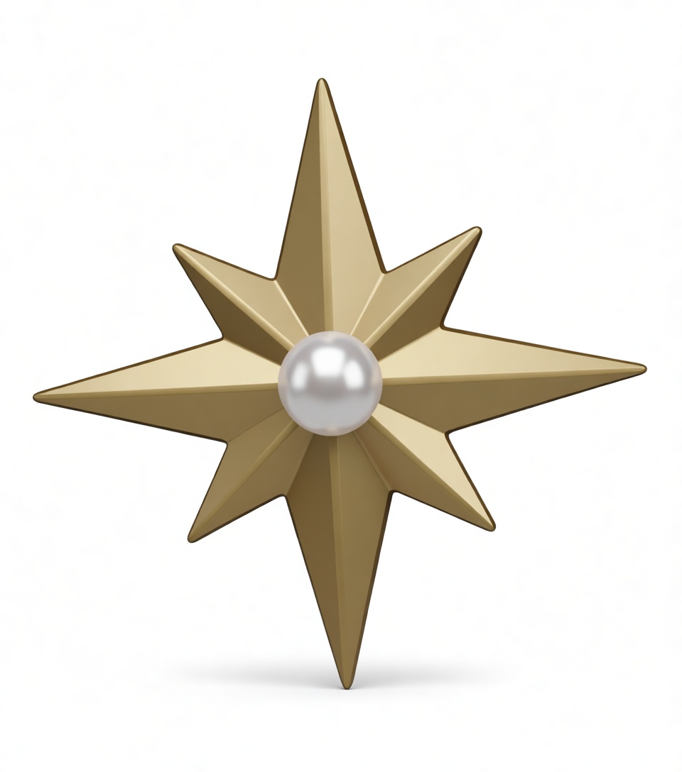 Eight Point Star Ornament free 3D printable STL
