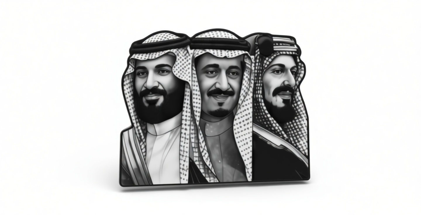 Saudi Kings Plaque free 3D printable STL