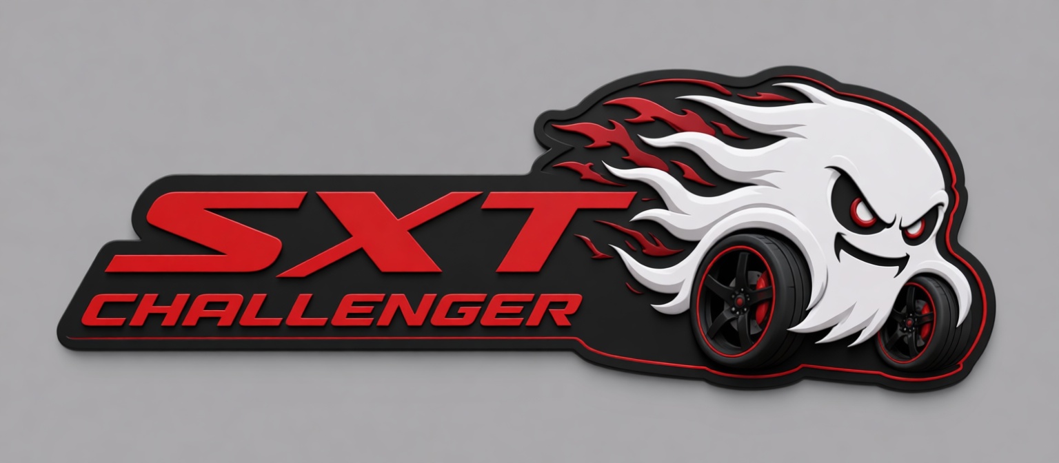 SXT Challenger Emblem free 3D printable STL