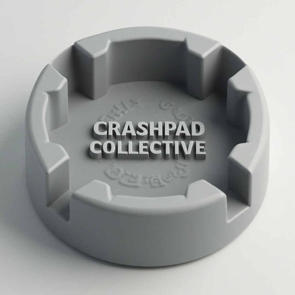 Crashpad Collective Ashtray Mold free 3D printable STL
