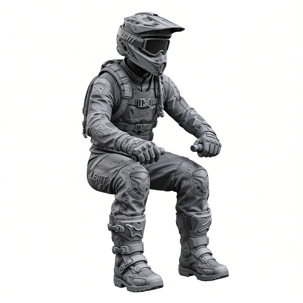 Motocross Rider Figurine free 3D printable STL