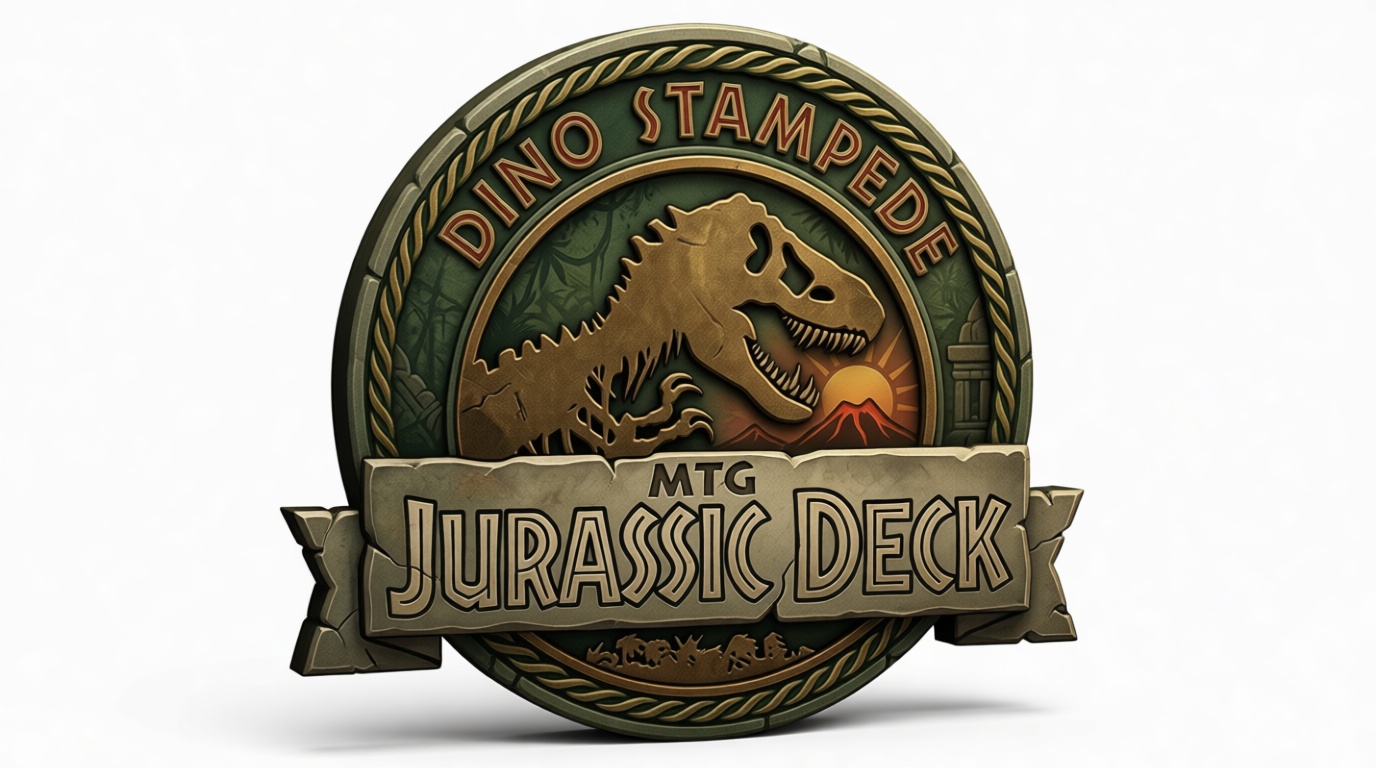 Dino Stampede Badge free 3D printable STL
