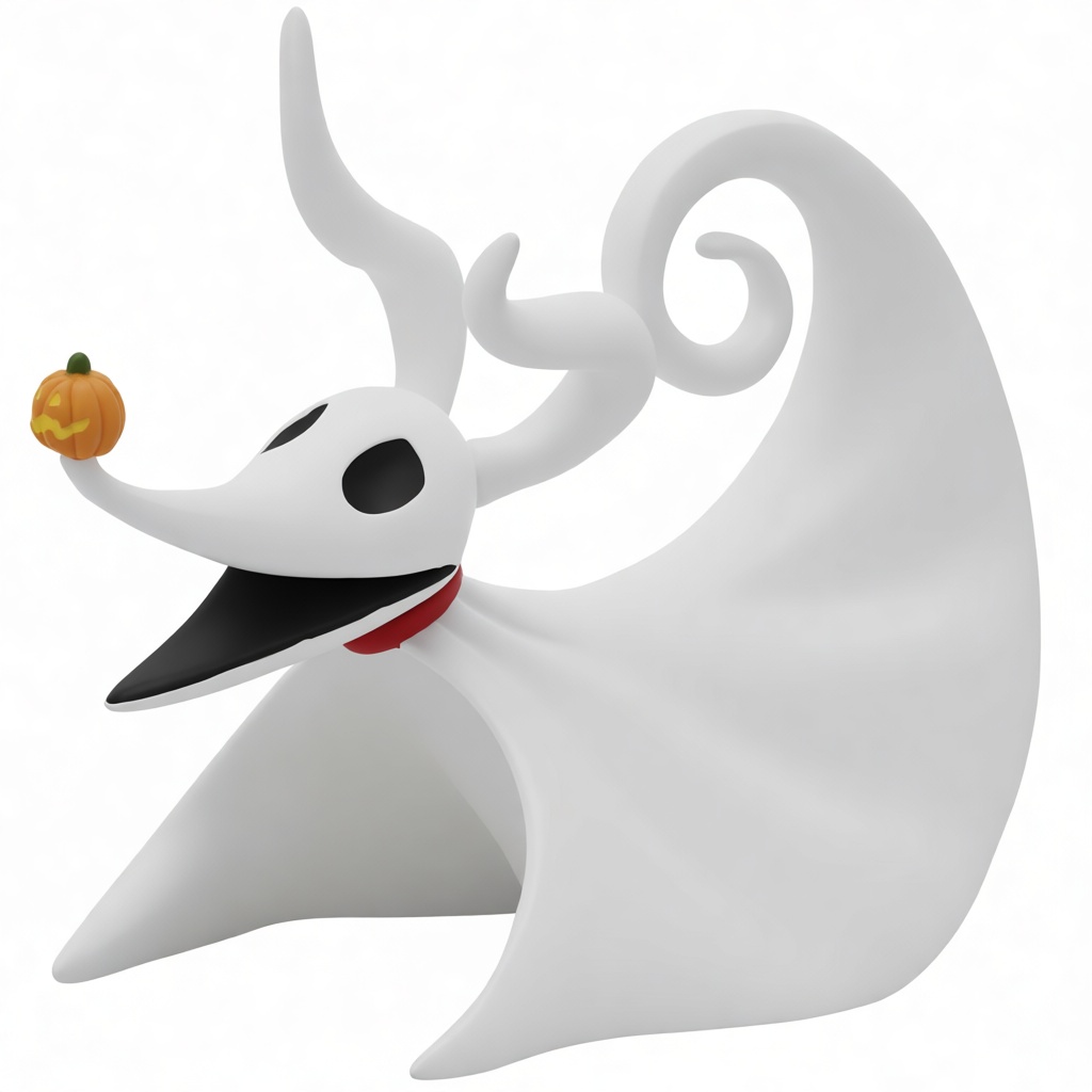 Zero Ghost Figurine free 3D printable STL