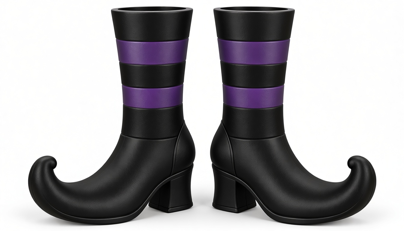 Witch Shoes Model free 3D printable STL