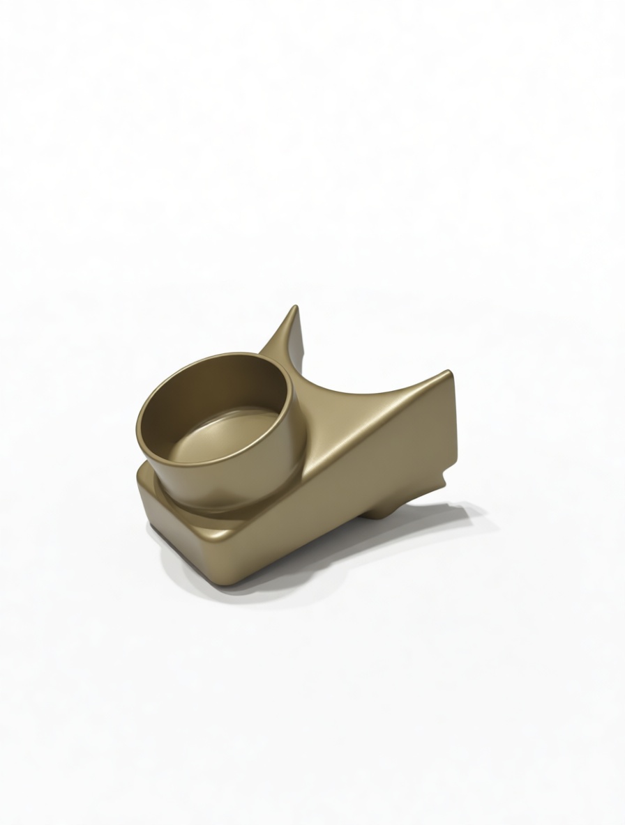 Pip-Boy Knob Mount free 3D printable STL