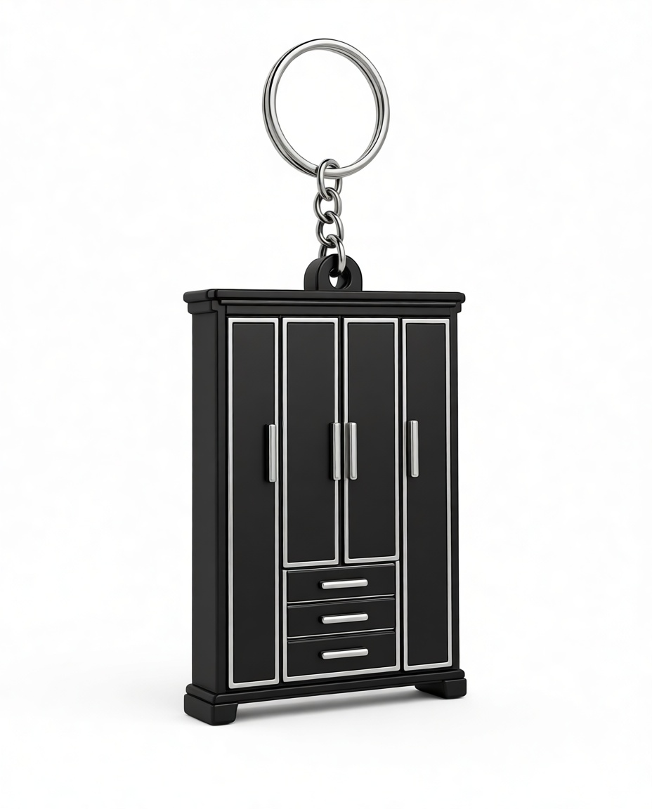 Wardrobe Keychain Model free 3D printable STL
