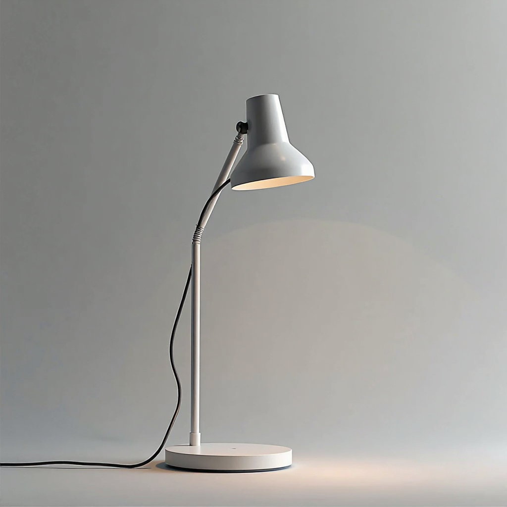 Modern Adjustable Desk Lamp free 3D printable STL