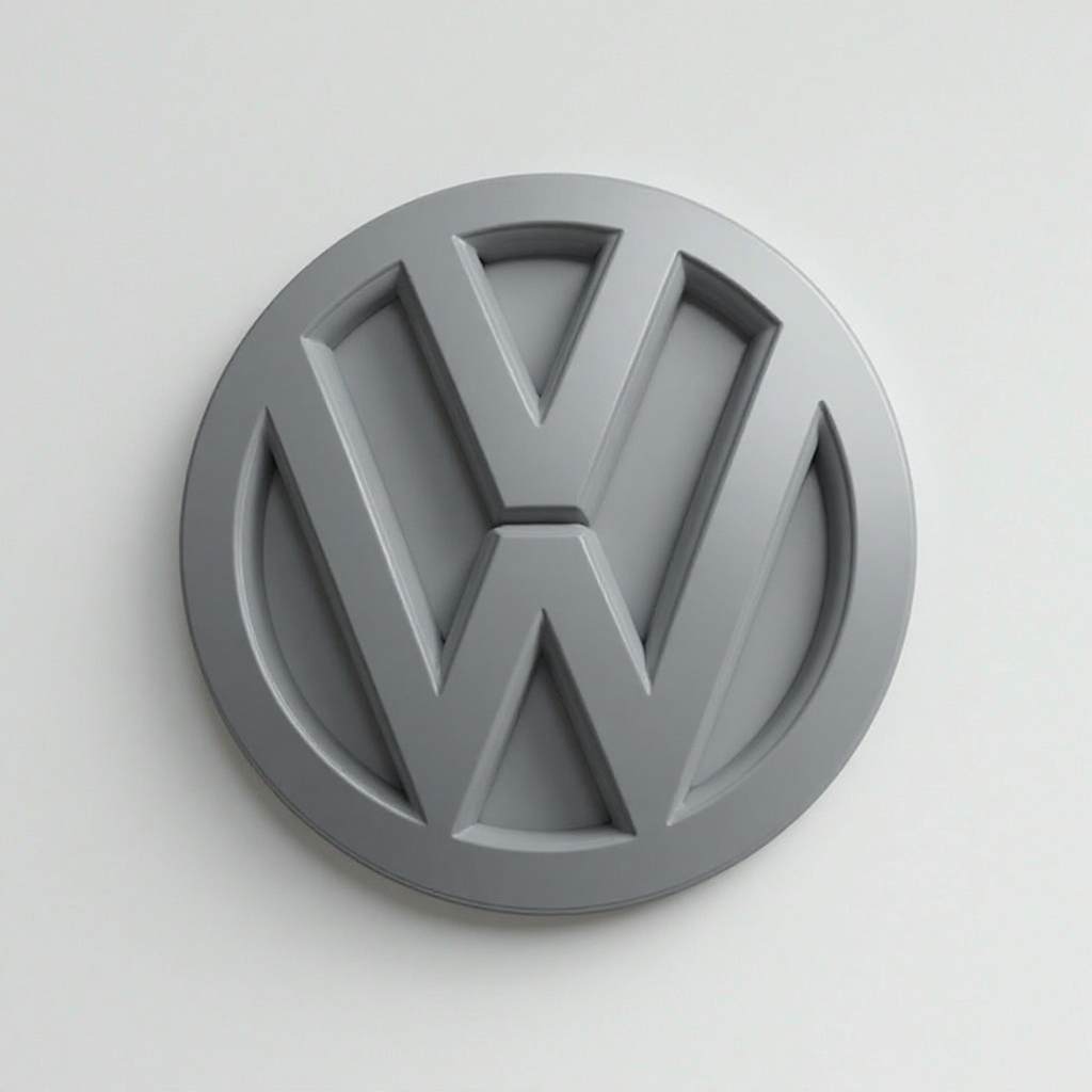 Volkswagen Polo Badge free 3D printable STL
