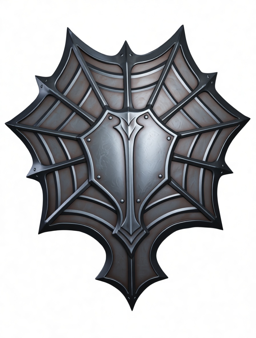 Spiderweb Shield free 3D printable STL