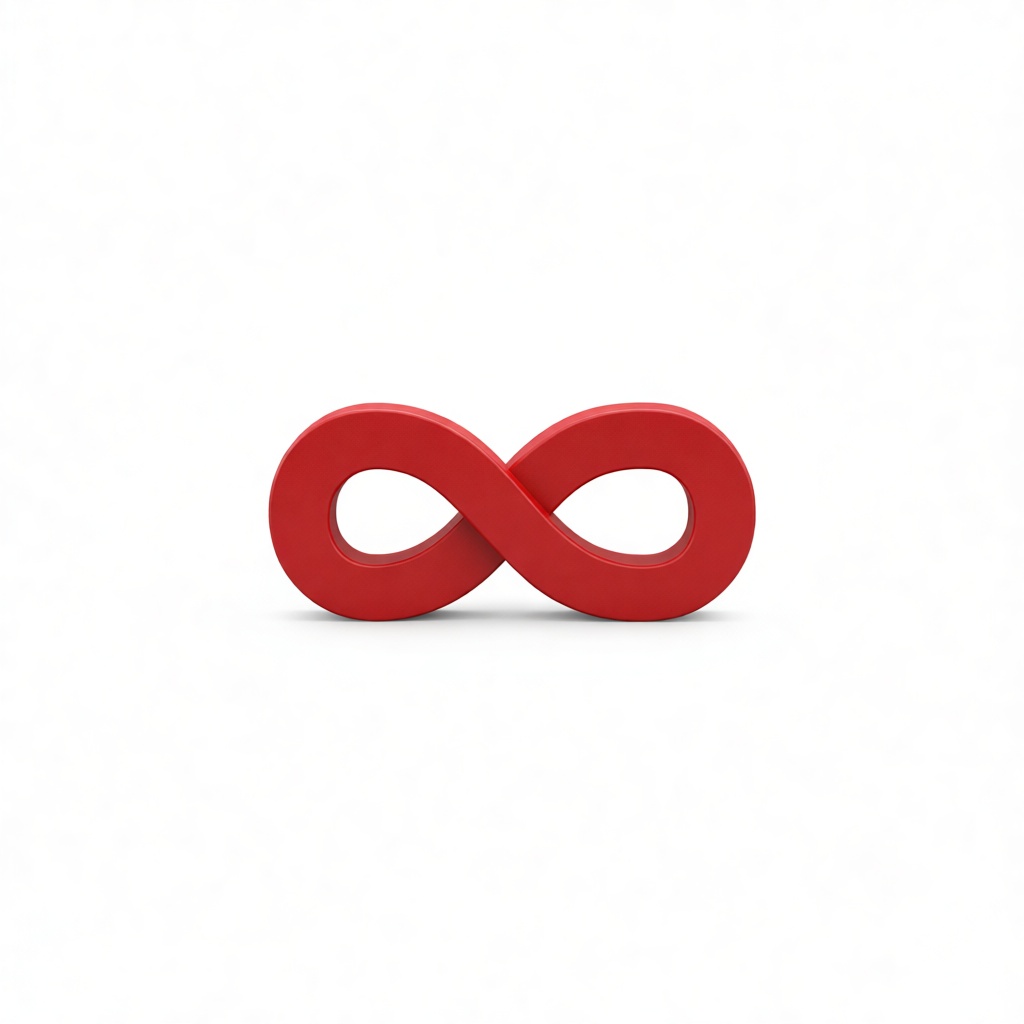 Infinity Symbol Sculpture free 3D printable STL