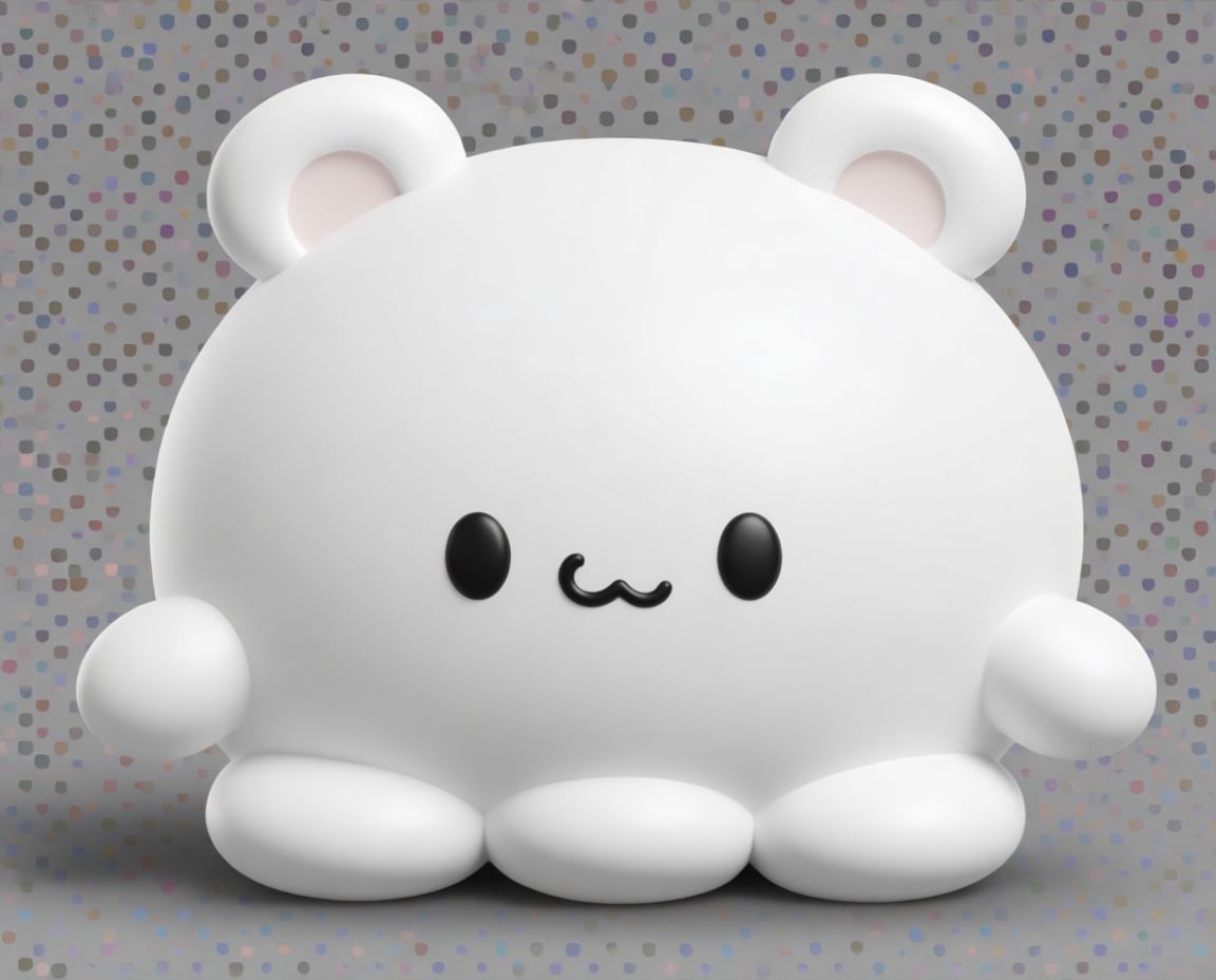 Cute Bear Octopus Figurine free 3D printable STL