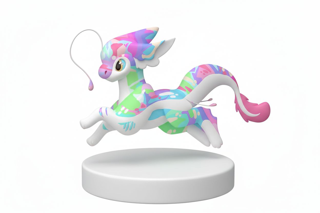 Colorful Fantasy Unicorn free 3D printable STL