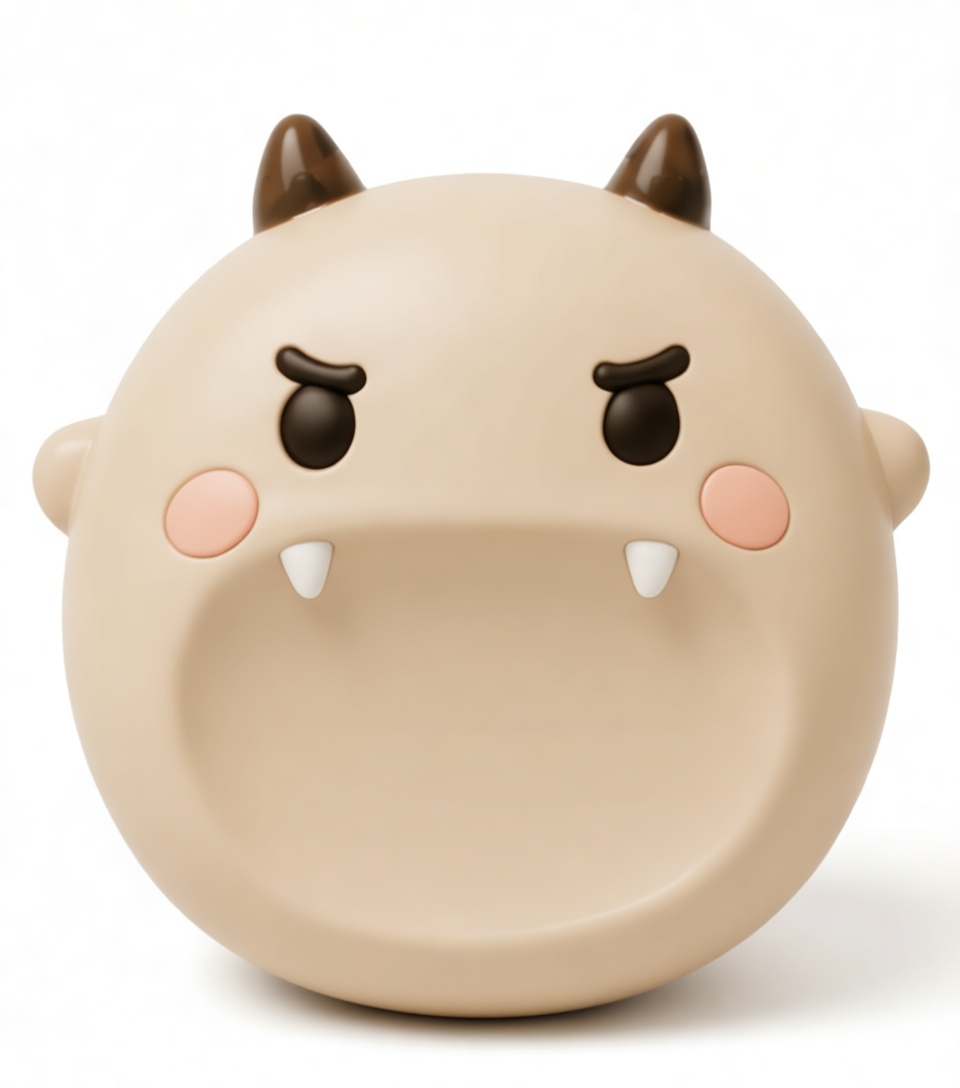 Cute Monster Bowl free 3D printable STL