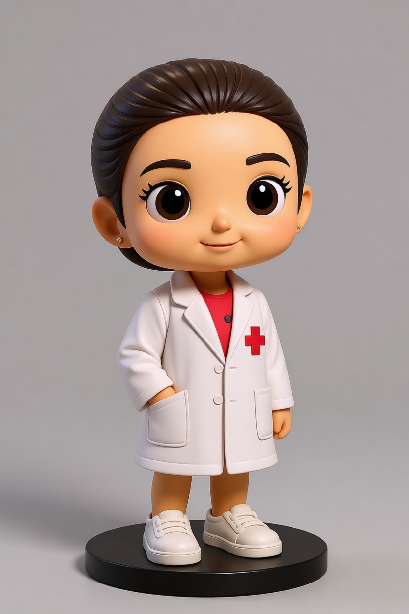 Cute Doctor Figurine free 3D printable STL