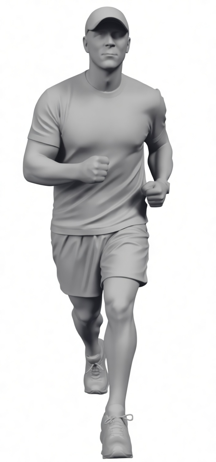Running Man Figurine free 3D printable STL