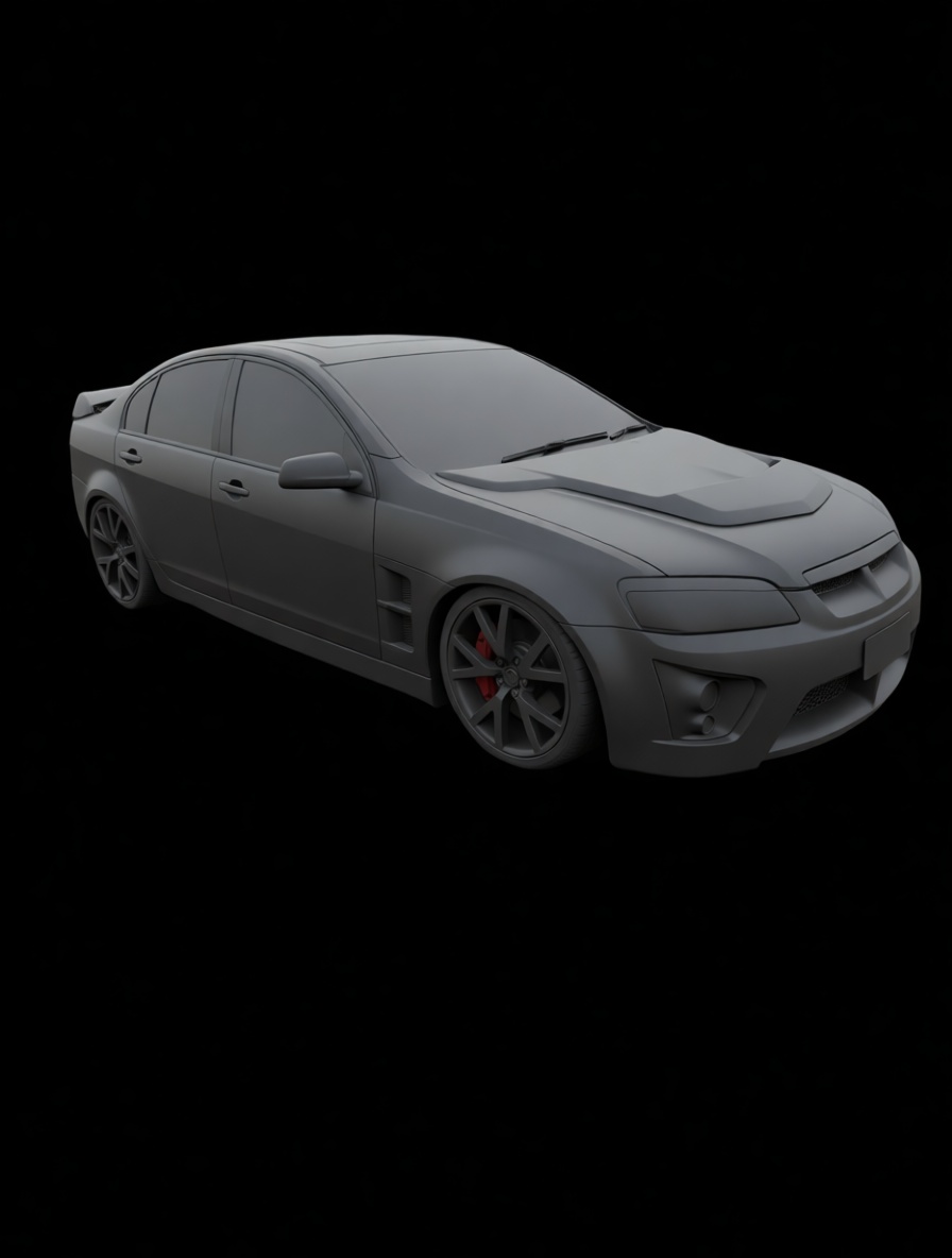 Holden Commodore VE Model free 3D printable STL