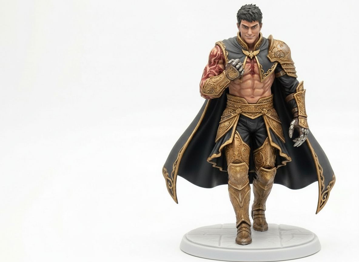 Guts Berserk Figurine free 3D printable STL