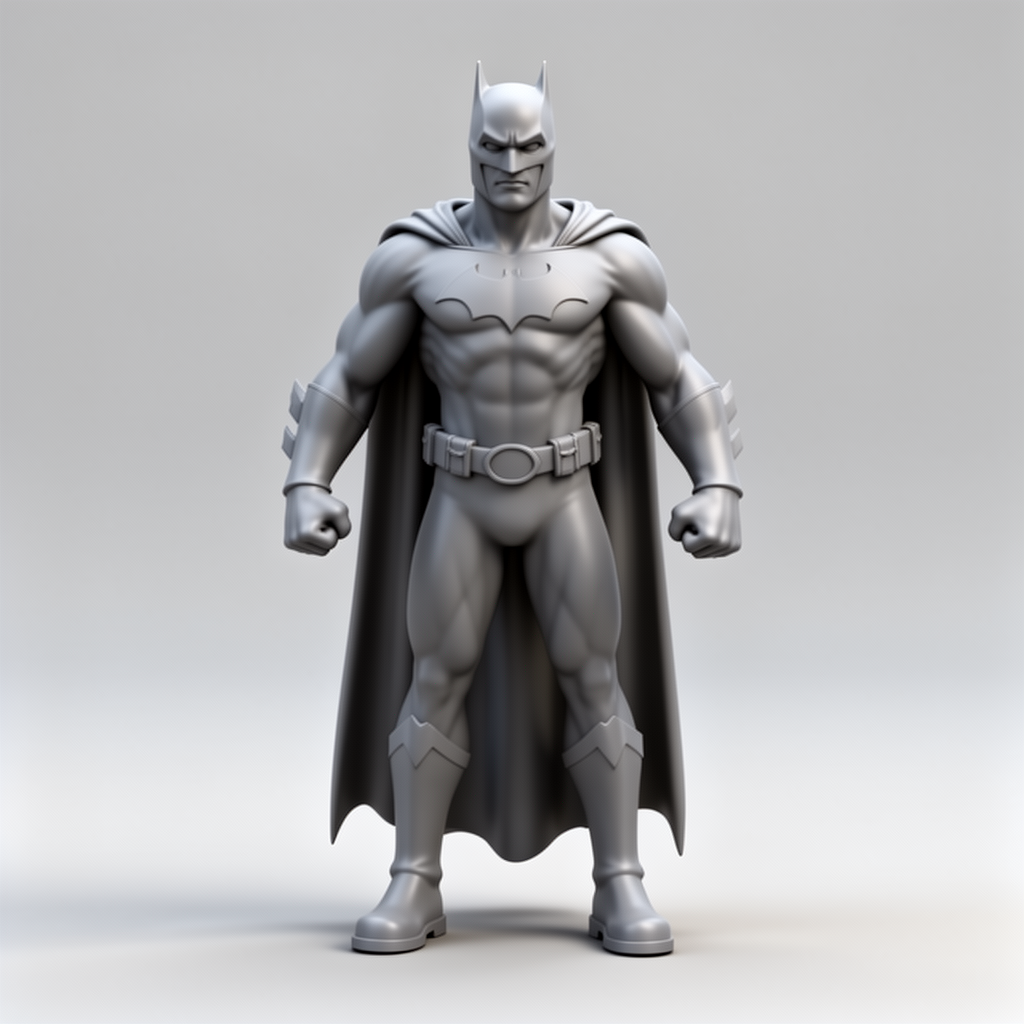 Superhero Figurine Set free 3D printable STL