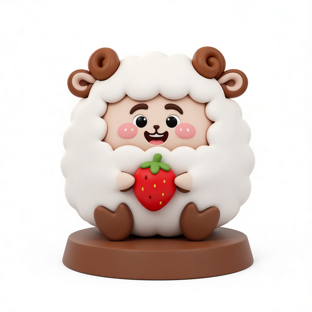 Cute Sheep Figurine free 3D printable STL