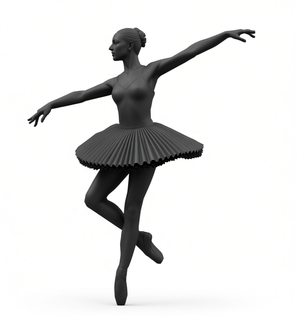 Ballet Dancer Figurine free 3D printable STL
