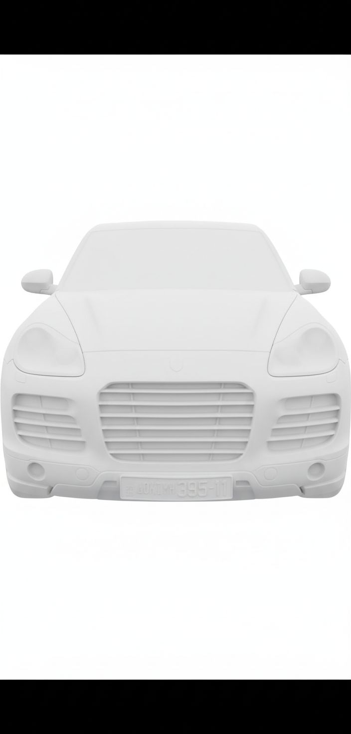 Porsche Cayenne Front free 3D printable STL