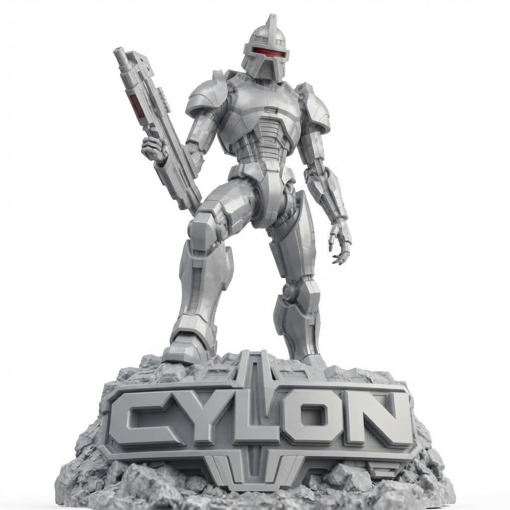 Cylon Centurion Statue free 3D printable STL