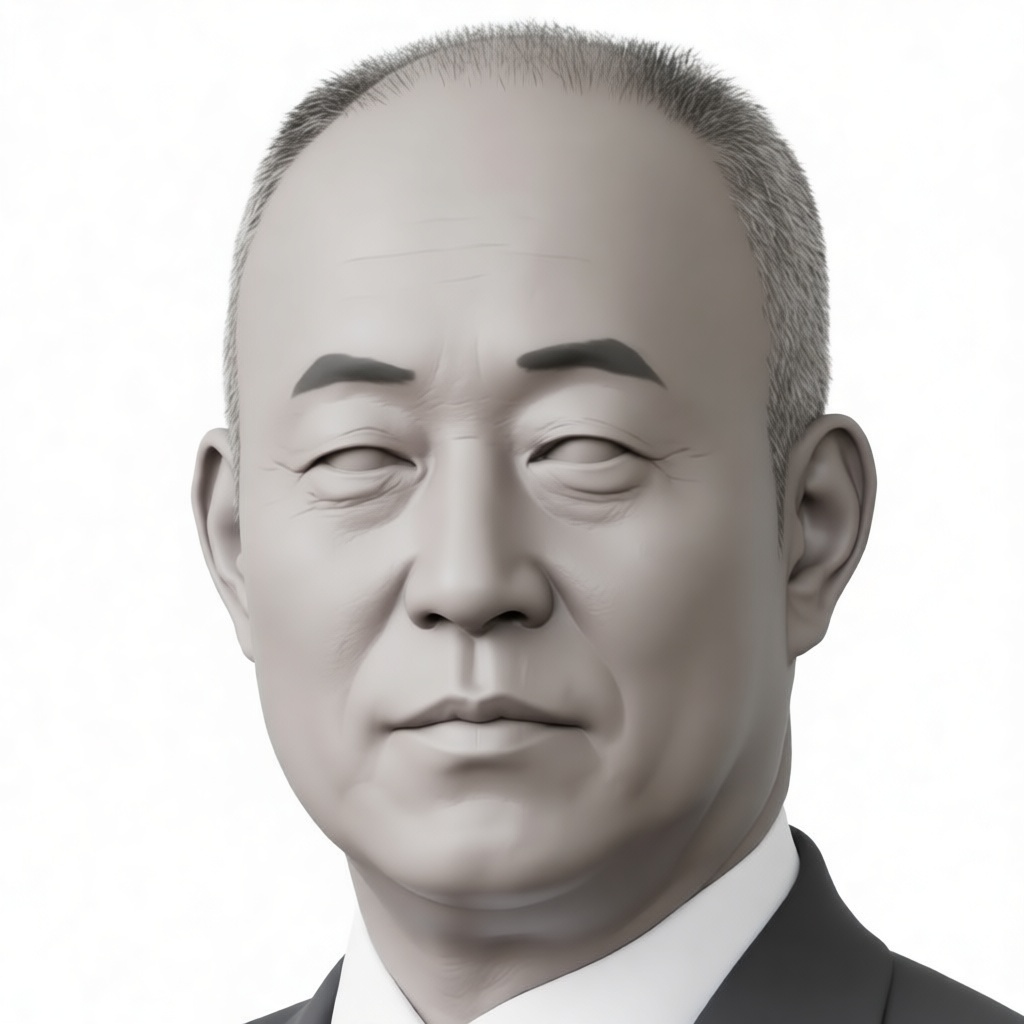 Elderly Asian Man Bust free 3D printable STL