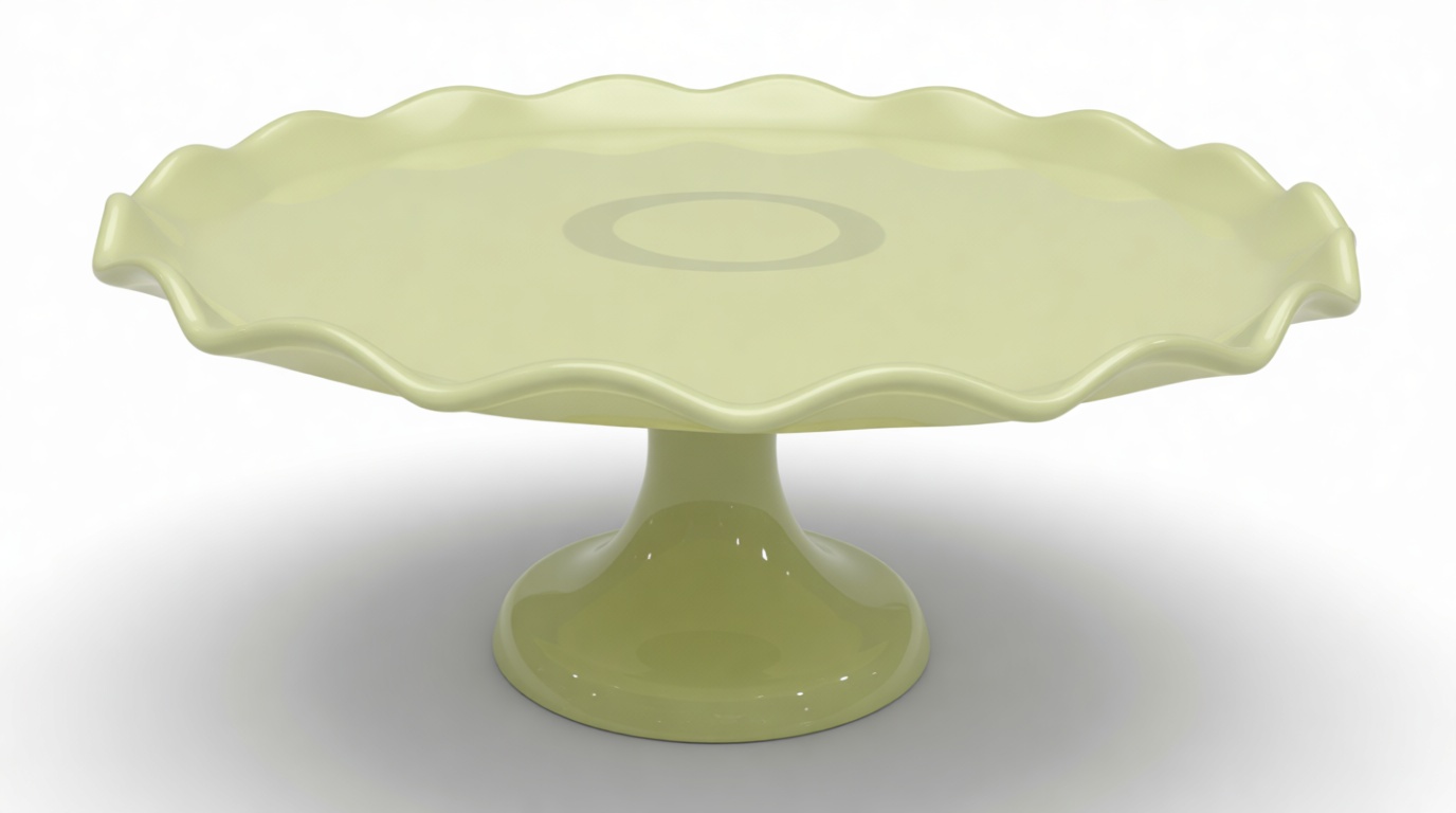 Ruffled Edge Cake Stand free 3D printable STL