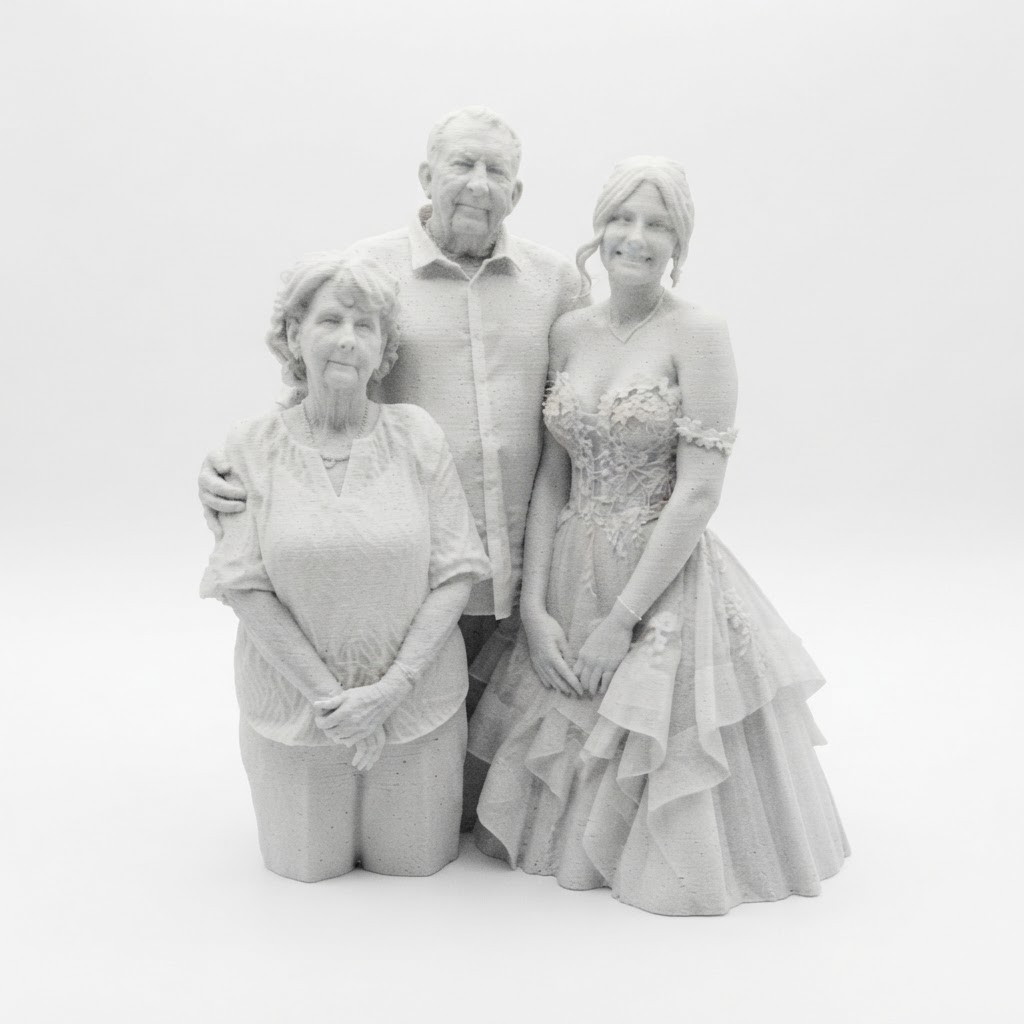 Family Group Figurine free 3D printable STL